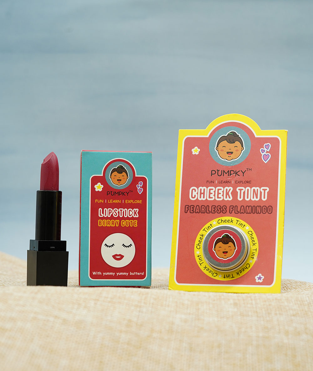 Pumpky - Mini Makeup Combo - Lipstick & Cheek Tint - Green Pharmacy Store