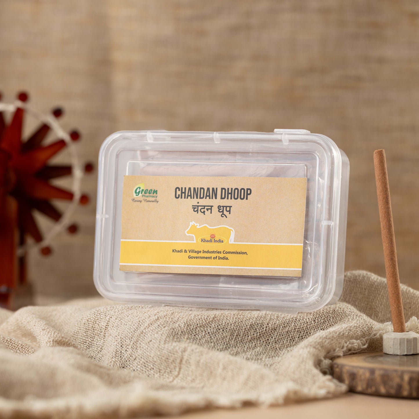 Chandan (Sandalwood) Dhoop Sticks - Green Pharmacy Store
