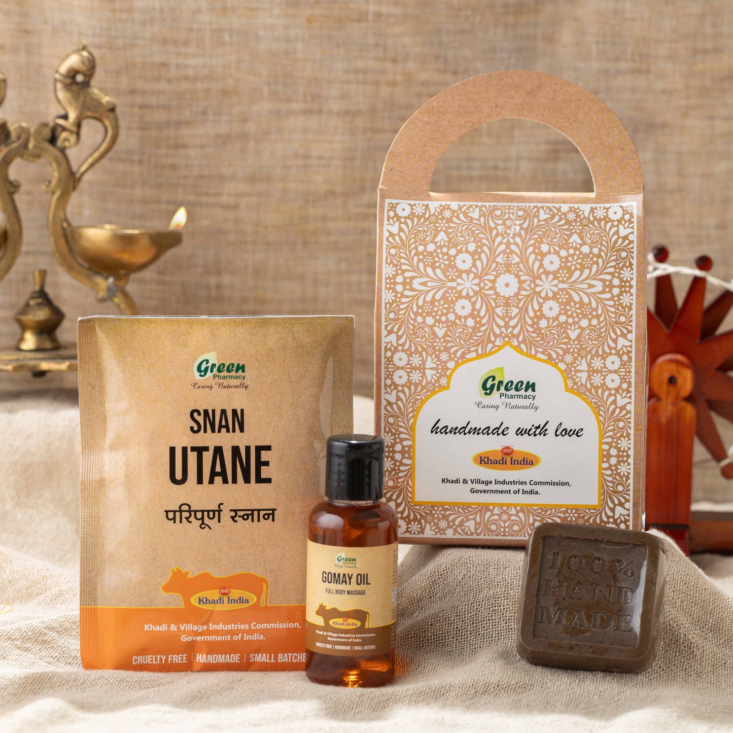 Khadi Diwali Gift Kit - Green Pharmacy Store