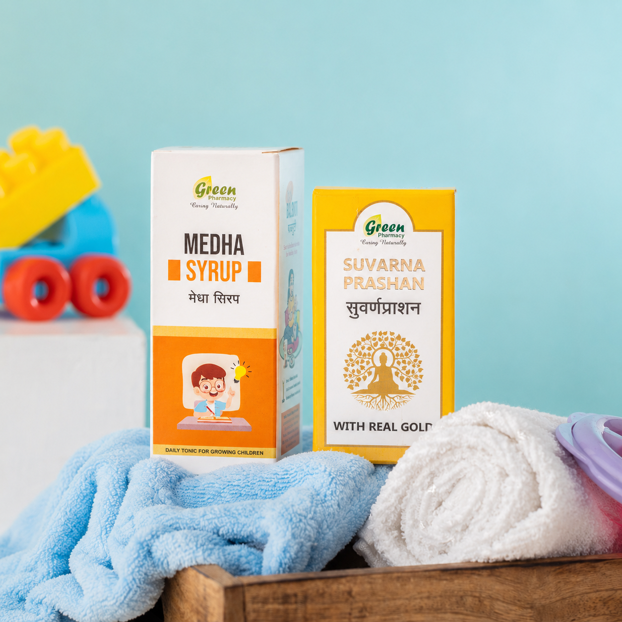 Baby Health - Suvarnaprashan and Medha Syrup Combo