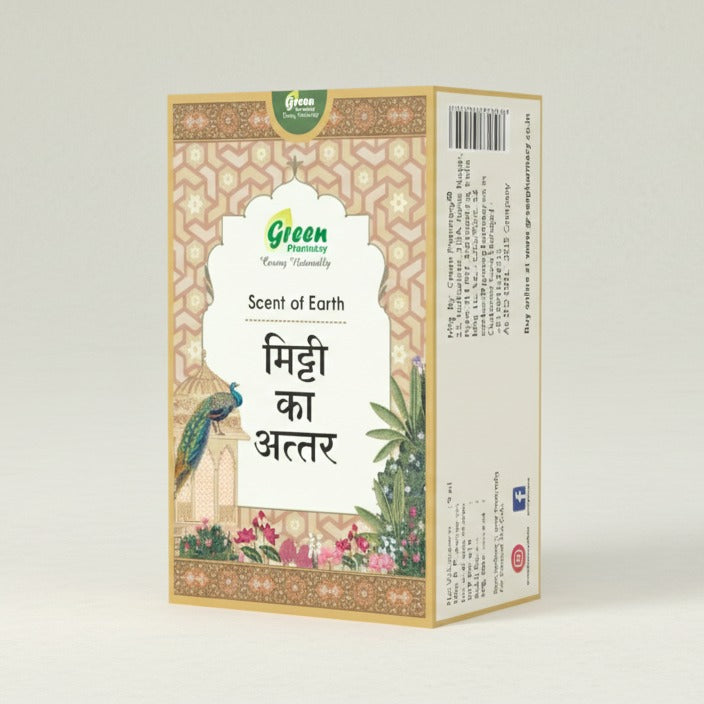 Product packaging with text and branding on a light gray background