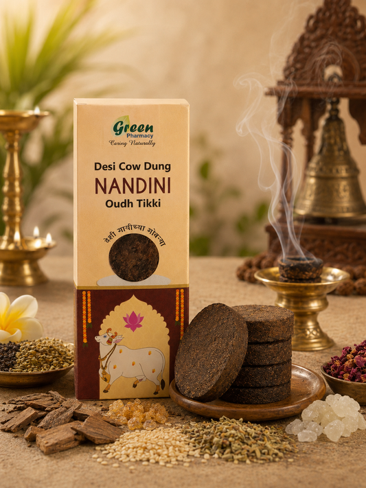 Nandini Oudh Cow Dung Tikki