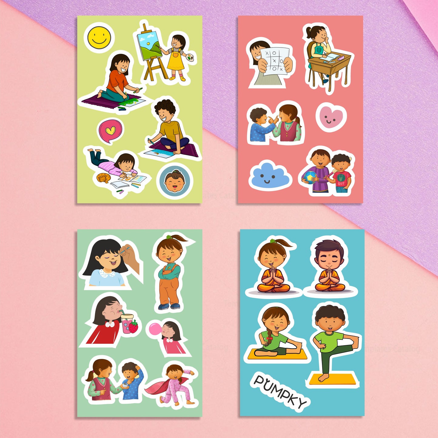Pumpky Fun Stickers for Kids