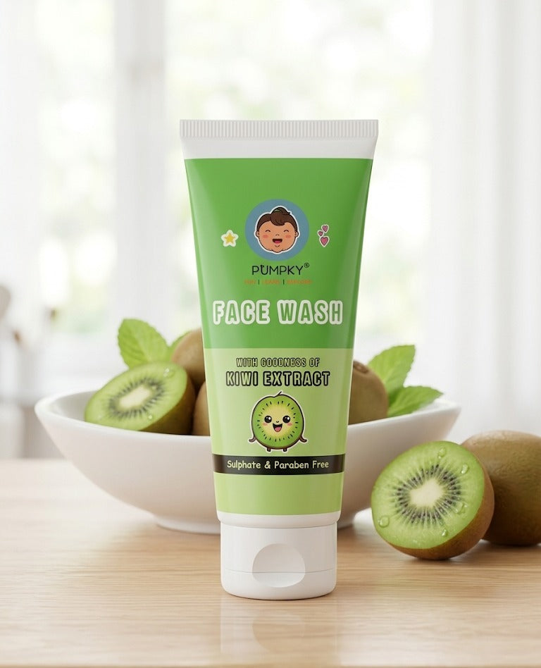 Kids-Friendly Pumpky Kiwi Face Wash