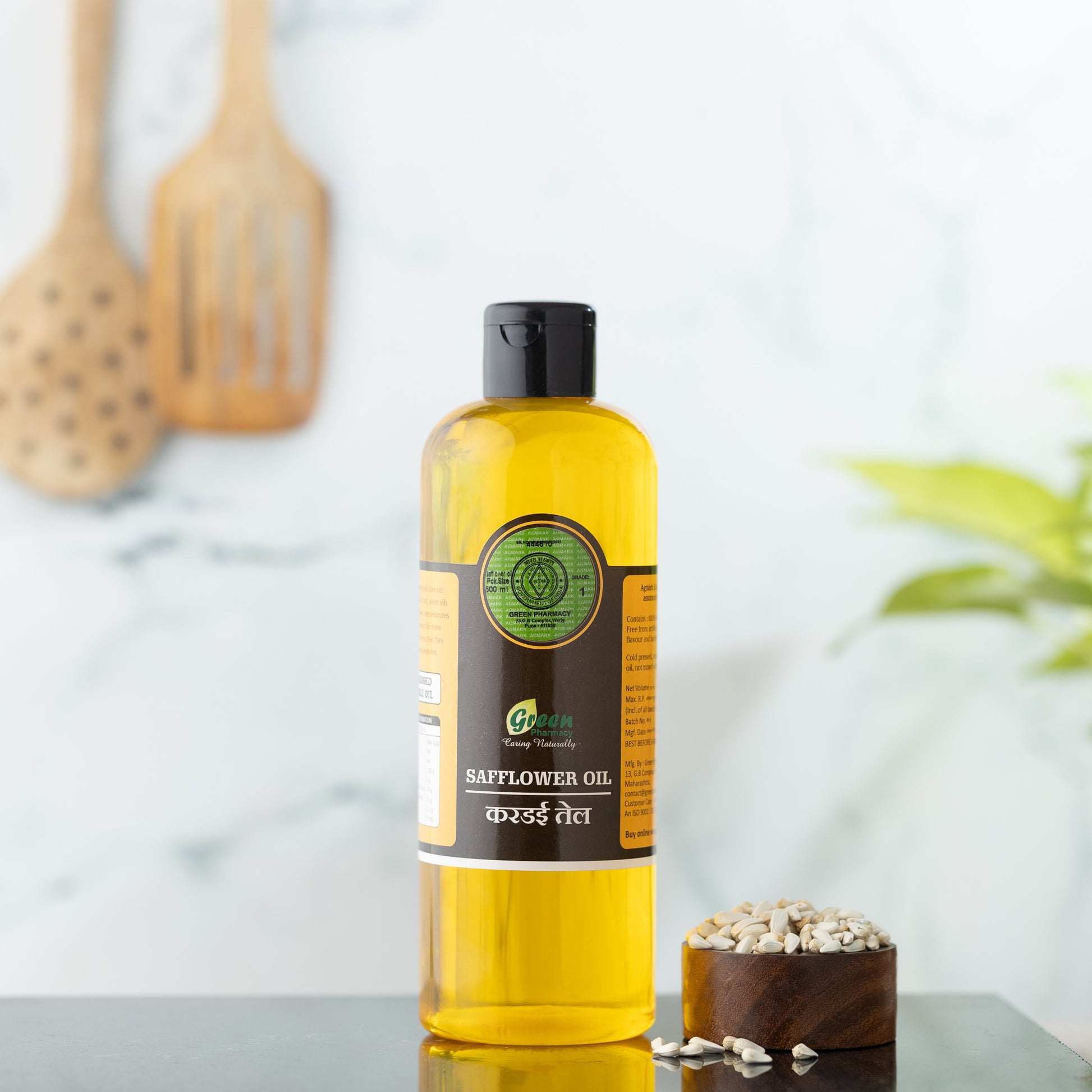 Cold Pressed Safflower Oil - Green Pharmacy Store