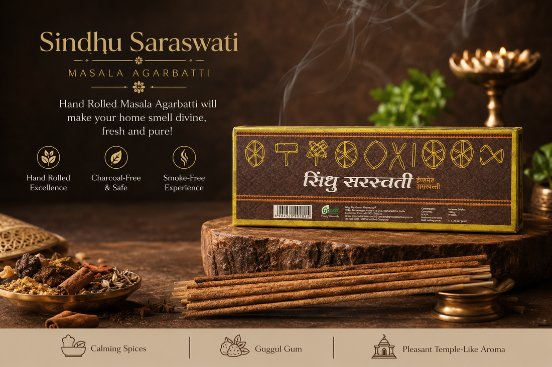 Sindhu Saraswati Masala Agarbatti – Experience the Divine Fragrance of Tradition