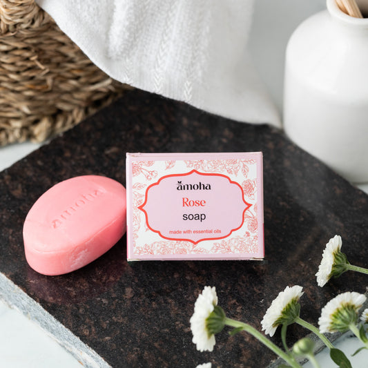 Amoha Mini Soap - Rose