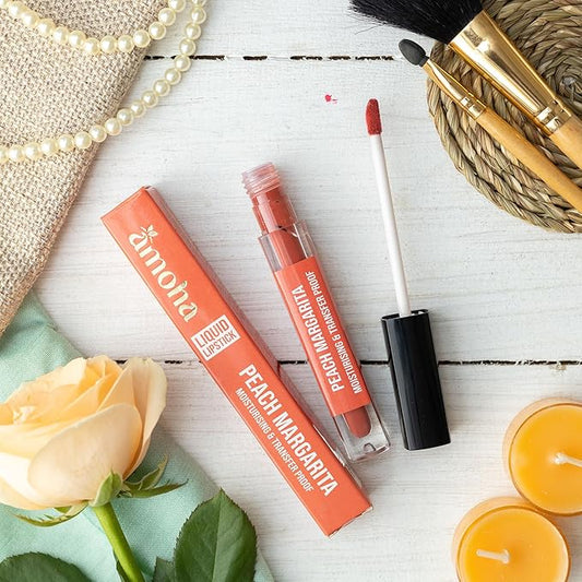 Amoha Liquid Lipstick - Peach Margarita
