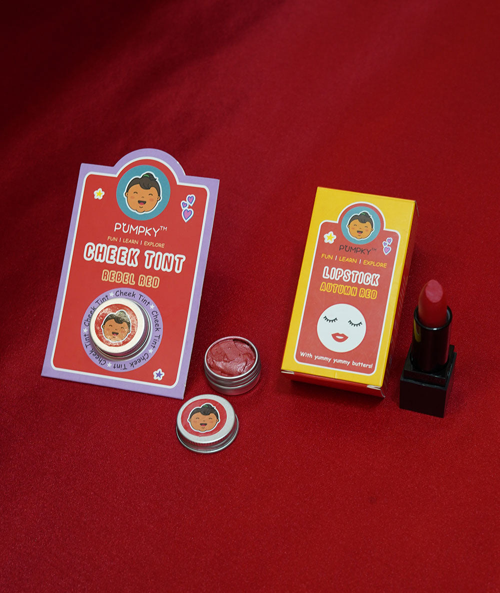 Pumpky - Mini Makeup Combo - Lipstick & Cheek Tint