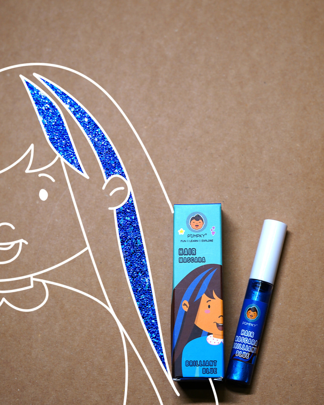 Pumpky Hair Mascara – Brilliant Blue