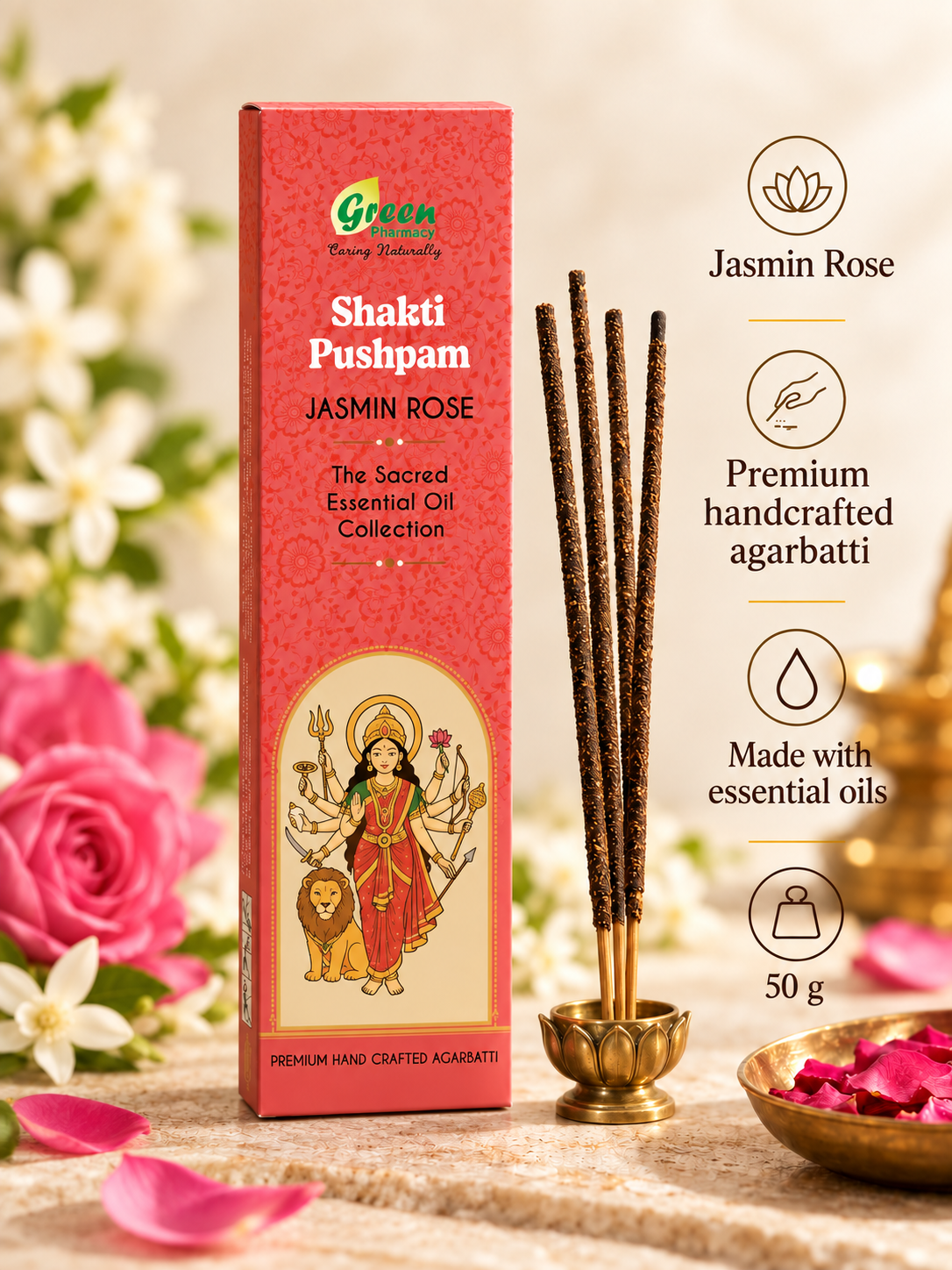 The Bhakti Series – 9 Sacred Essential Oil Agarbattis