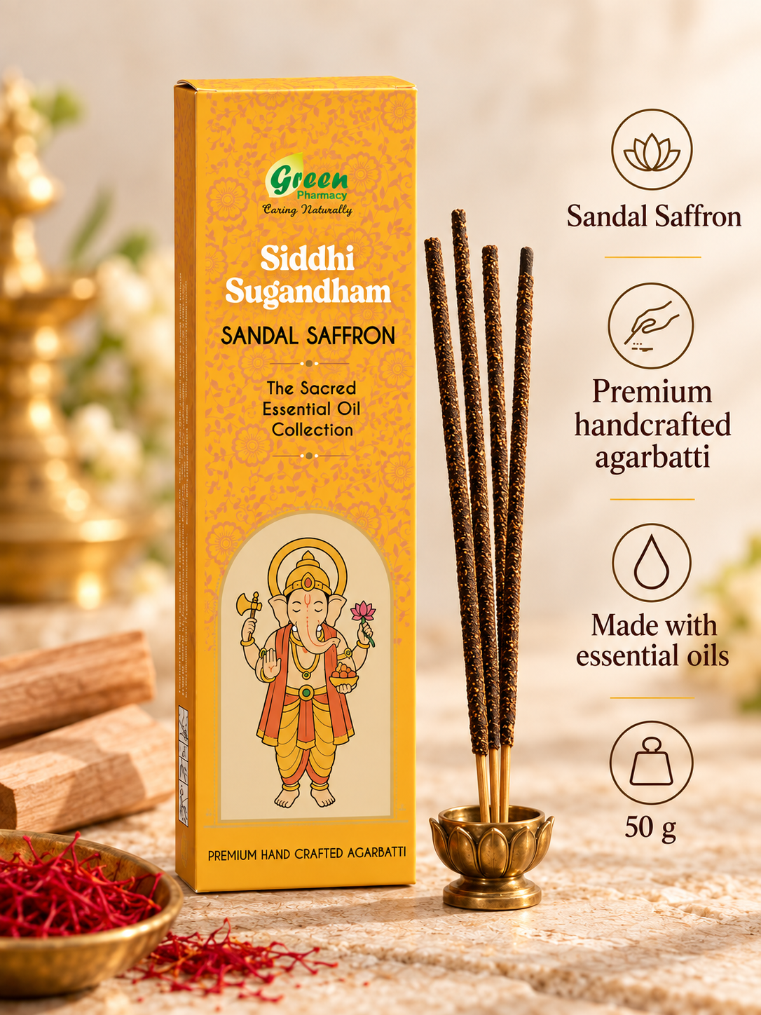 The Bhakti Series – 9 Sacred Essential Oil Agarbattis
