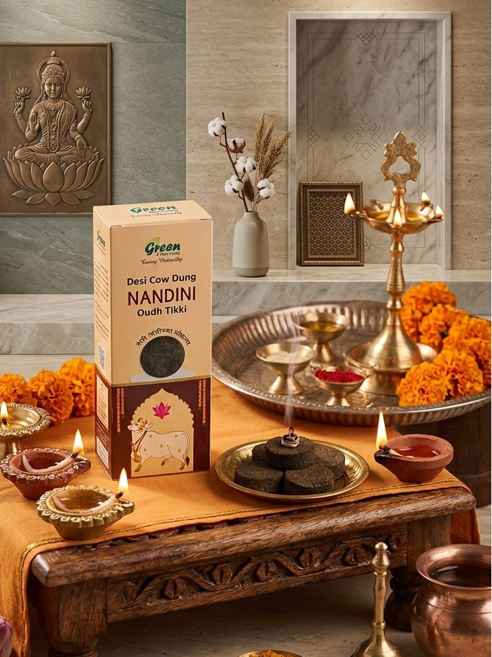 NANDINI Oudh Cow Dung Tikki