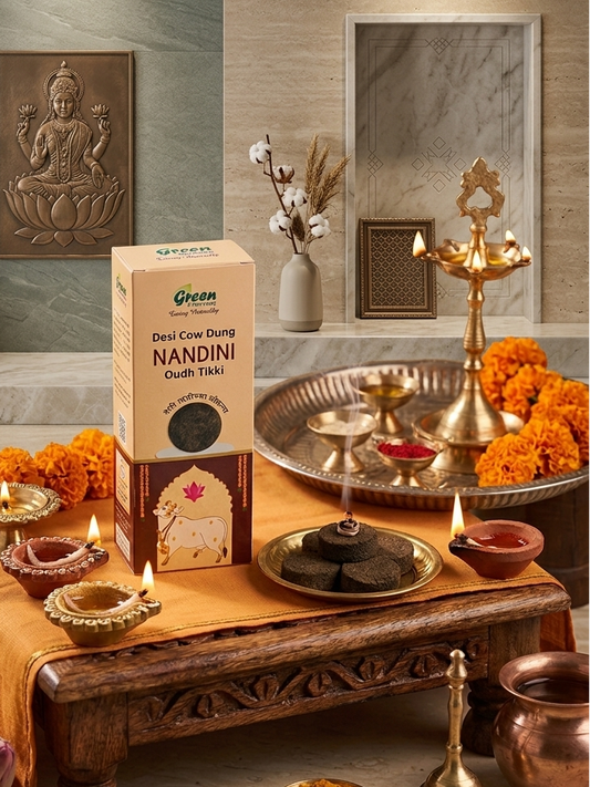 NANDINI Oudh Cow Dung Tikki
