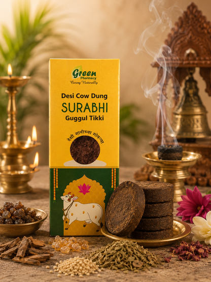 Surabhi Cow dung Guggul Tikki