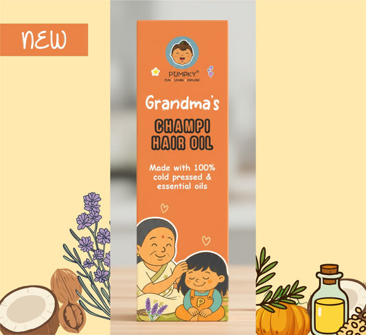 Kids-Friendly Pumpky Grandma's Champi Hair Oil