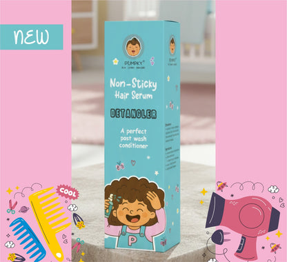 Kids-Friendly Pumpky Non-Sticky Hair serum (Detangler)