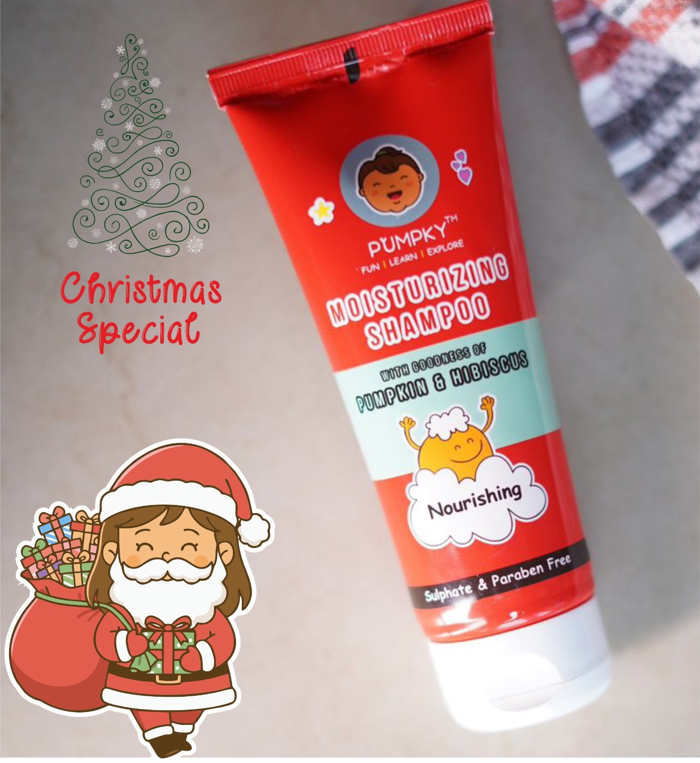 Kids-Friendly Pumpky Moisturizing Shampoo Sulphate and Paraben Free