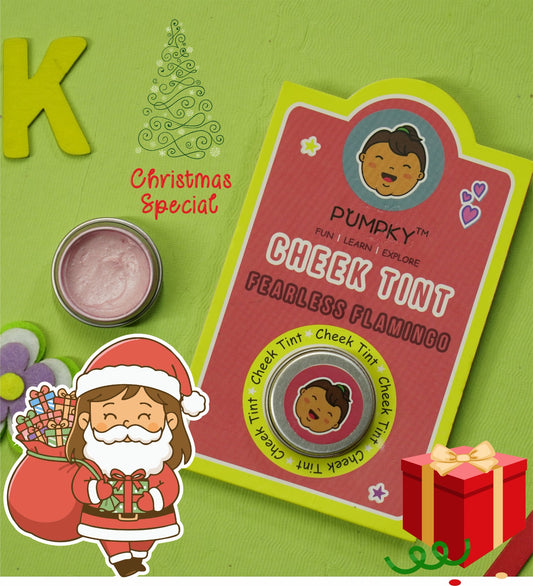 Kids-Friendly Pumpky Cheek Tint Fearless Flamingo